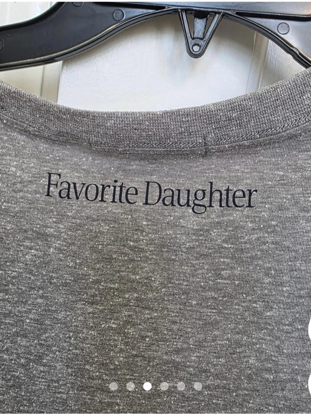 Favorite Daughter Grey Tee with Navy 'Go Sports' Graphic - Picture 2 of 3
